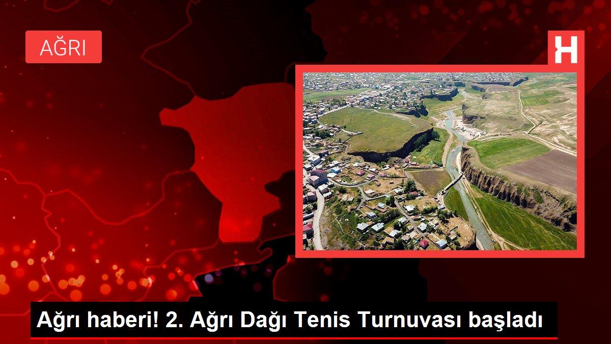 Ağrı haberi! 2. Ağrı Dağı Tenis Turnuvası başladı