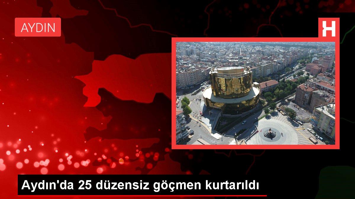 Aydın gündem haberi | Aydın’da 25 sistemsiz göçmen kurtarıldı