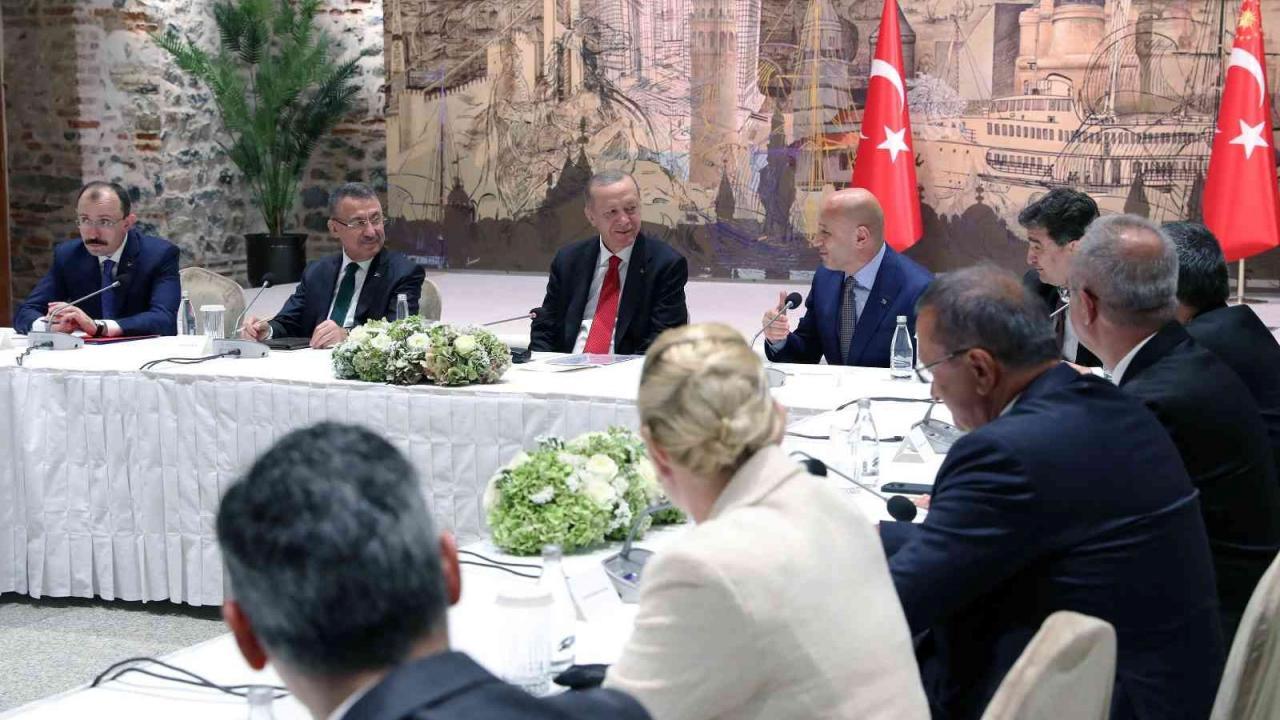 Cumhurbaşkanı Erdoğan TİM liderini kabul etti