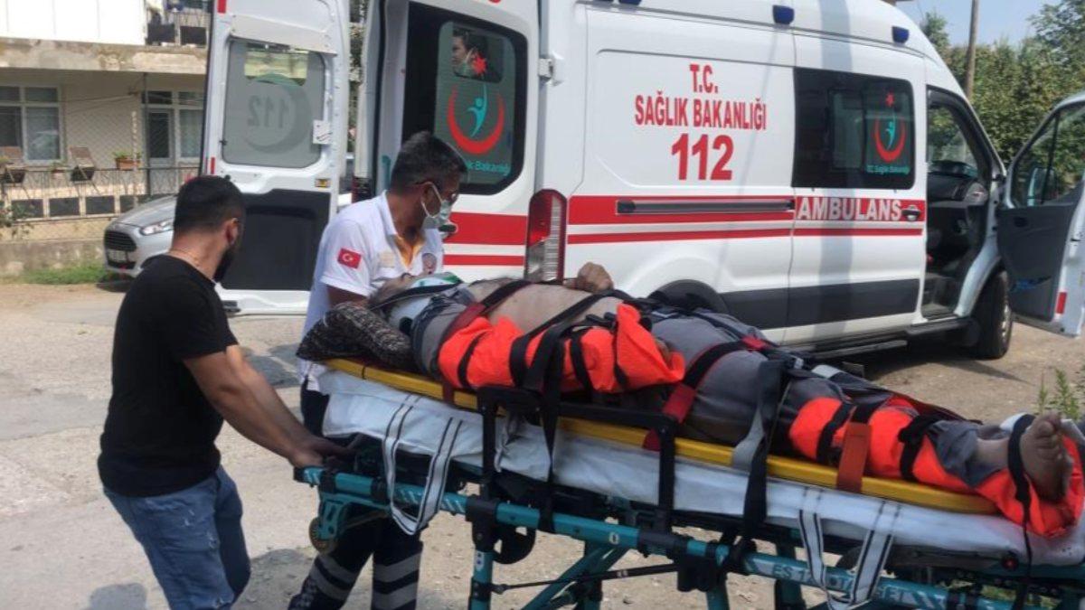 Düzce’de yemek yüklü asansöre binen personel yere çakıldı