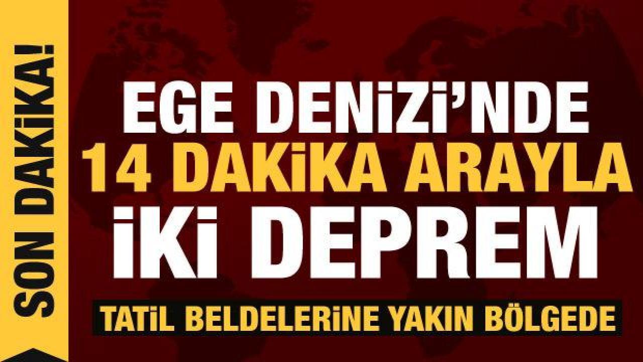 Ege’de 5.1 ve 4.7 büyüklüğünde iki deprem: İzmir ve Aydın’da hissedildi