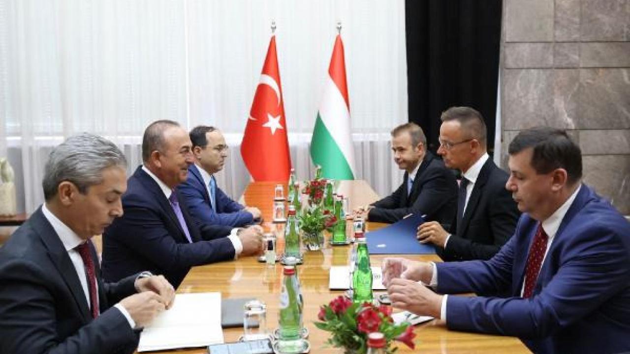 Bakan Çavuşoğlu, Macar ve Sırp mevkidaşlarıyla ikili görüştü