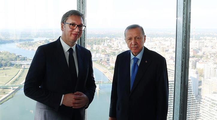 Cumhurbaşkanı Erdoğan Belgrad Kulesi’ni ziyaret etti