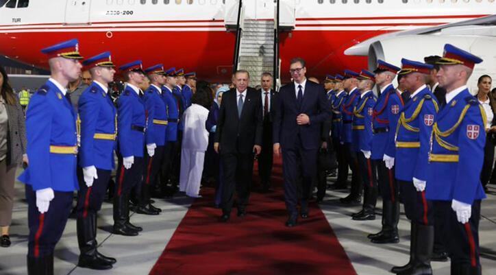 Cumhurbaşkanı Erdoğan Sırbistan’da