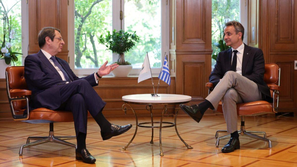 Kiryakos Miçotakis ile görüşen Nikos Anastasiadis’ten Türkiye aksisi ileti