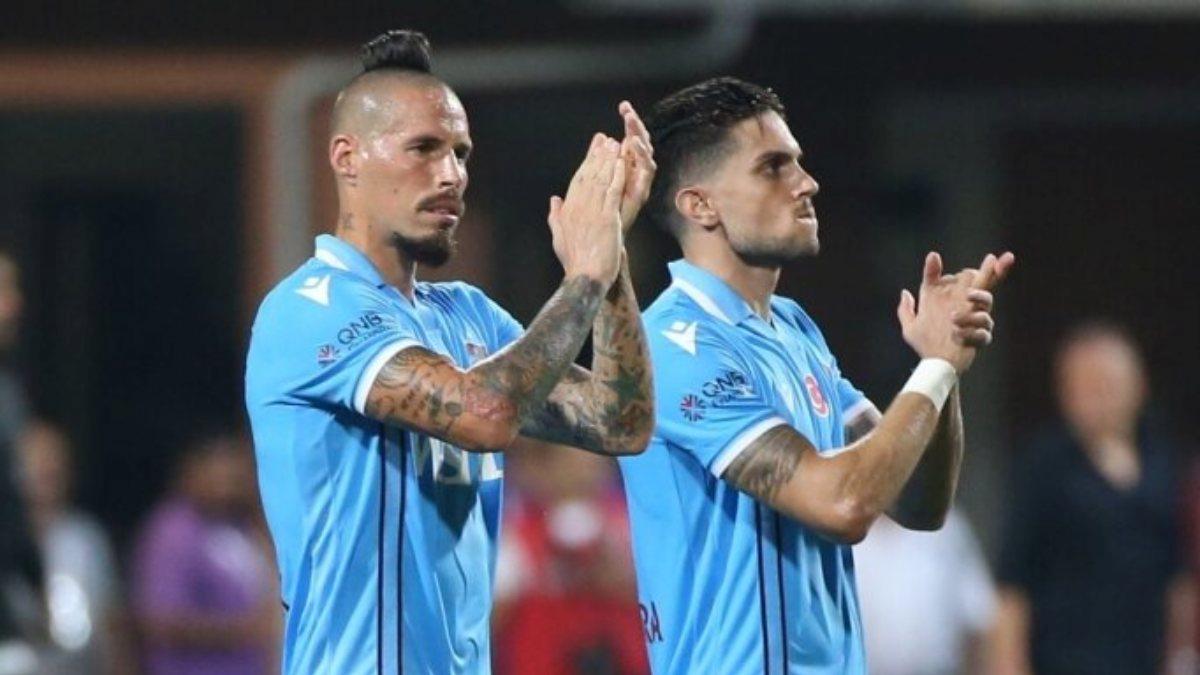 Marek Hamsik alanlara geri döndü