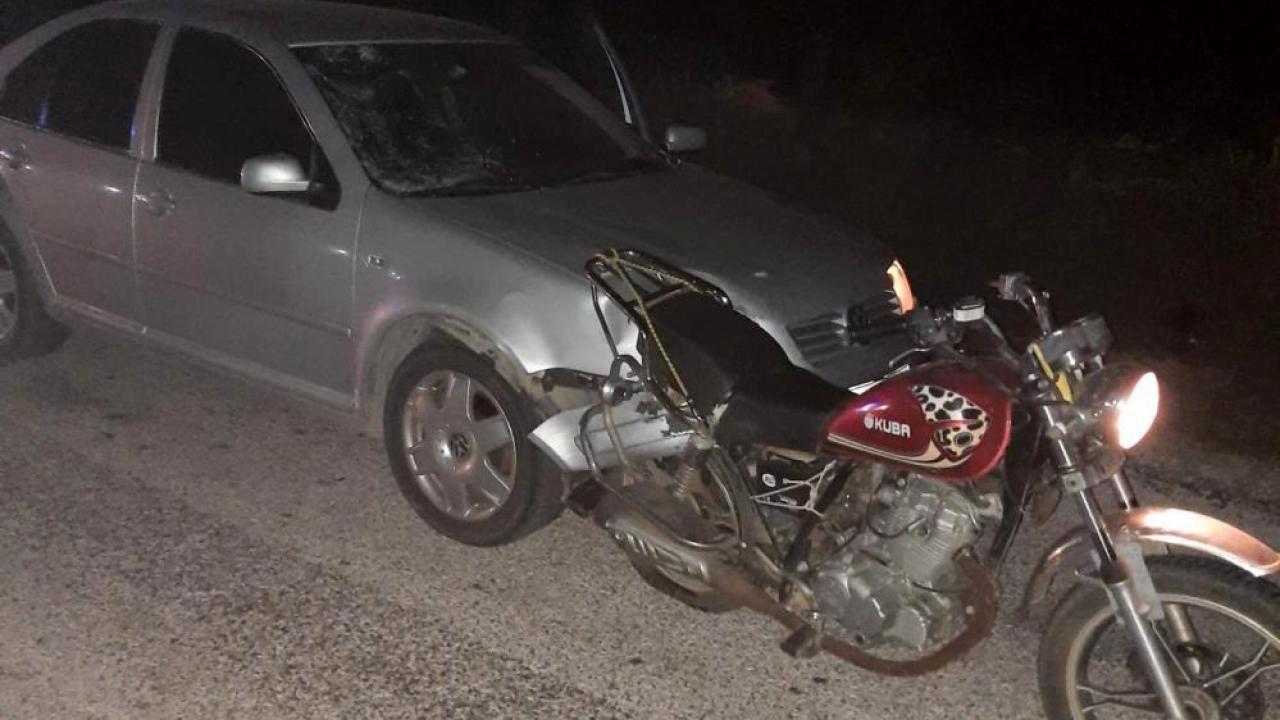 Osmaniye’de otomobil motosiklete çarptı: 2 yaralı