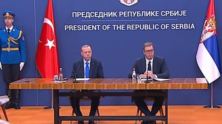 Son dakika… Cumhurbaşkanı Erdoğan’dan Sırbistan’da önemli açıklamalar