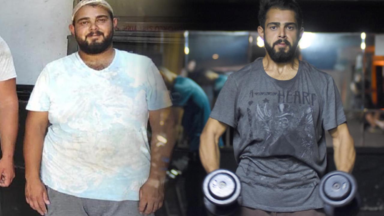 Üniversite öğrencisi Oğuz, 10 ayda 60 kilo verdi!