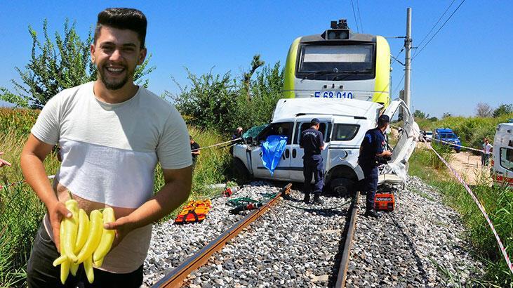 Aracına hemzemin geçitte yolcu treni çarpan ziraat mühendisi öldü