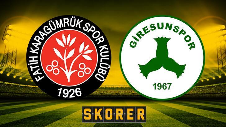 CANLI ANLATIM | Fatih Karagümrük – Giresunspor