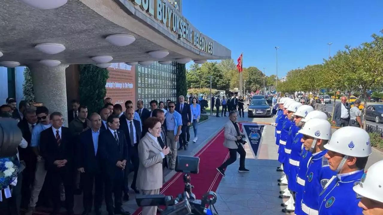 Meral Akşener’den İmamoğlu’na ziyaret