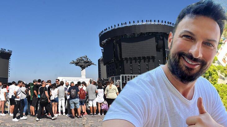 Tarkan’ın yeni sahnesi hazırlandı, hayranları yer tutmaya başladı