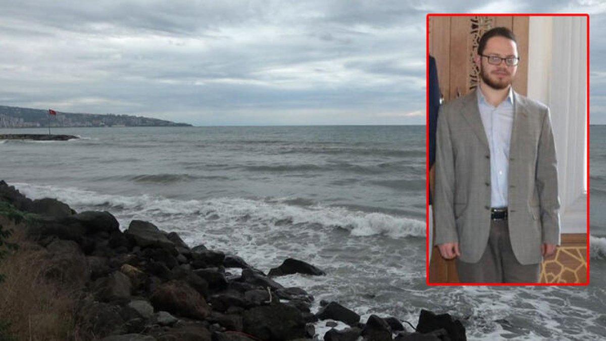 Trabzon’da denize giren genç imam kayboldu