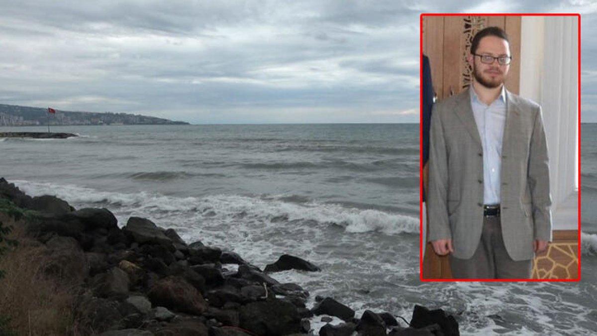 Trabzon’da denize giren genç imam kayboldu