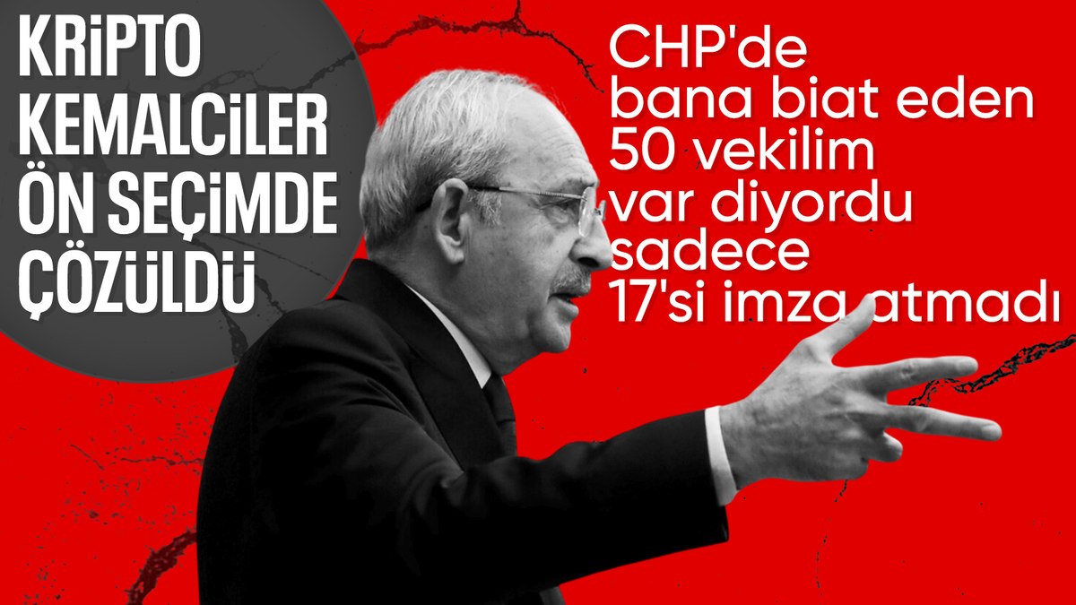 CHP’de 17 milletvekili Ekrem İmamoğlu için imza vermedi