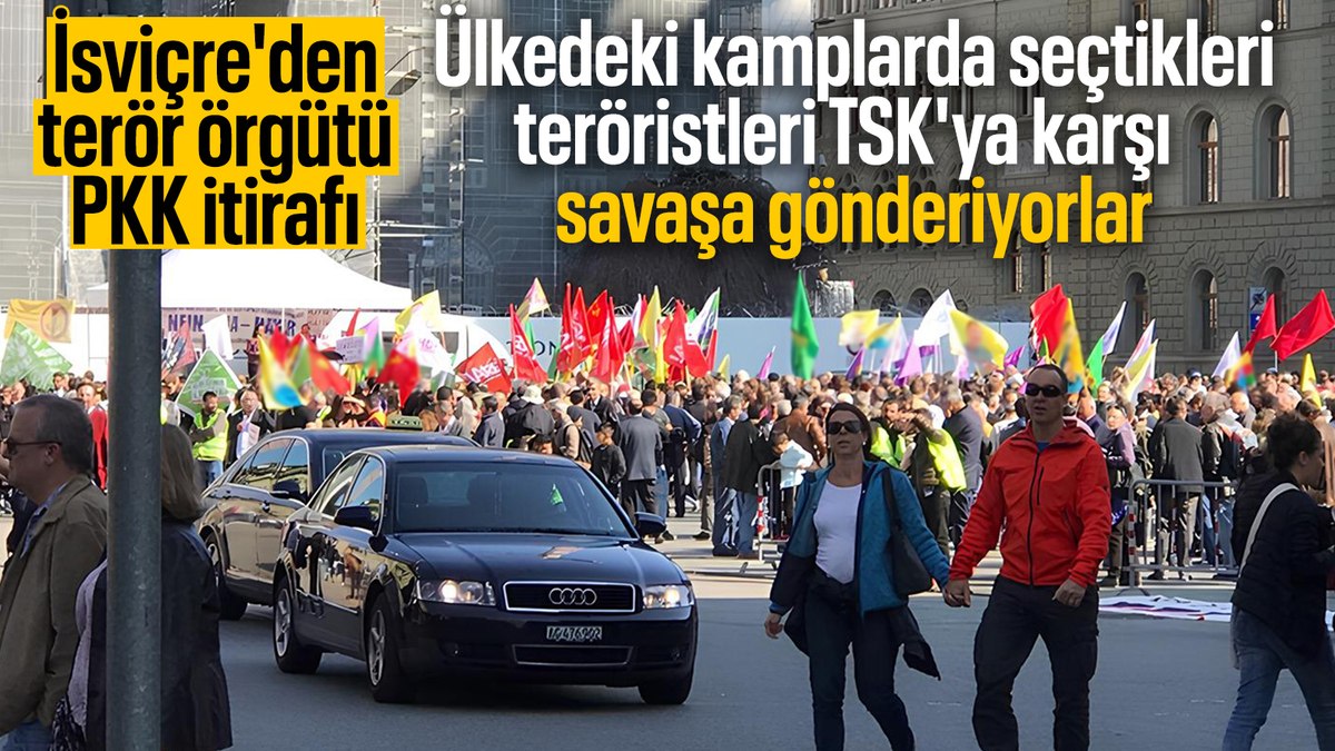 İsviçre’de terör örgütü PKK yapılanması! Eğitim verip Türk ordusuna karşı gönderiyorlar