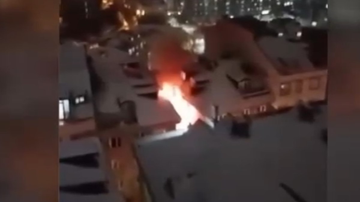 Kağıthane’de apartmanda yangın
