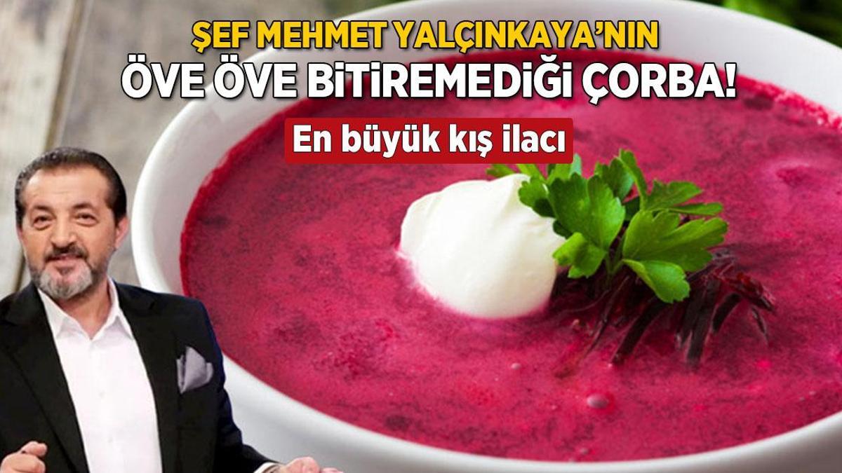 Şef Mehmet Yalçınkaya öve öve bitiremedi! ‘Bu çorba çocukluğumdaki ilaç’