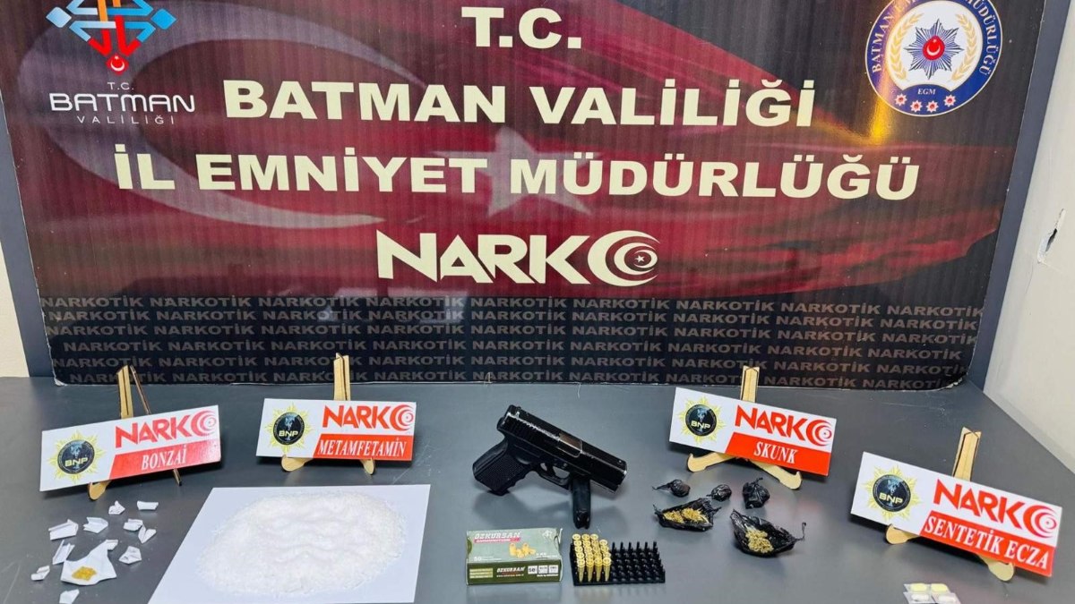 Batman’da uyuşturucu tacirlerine darbe: 6 tutuklama
