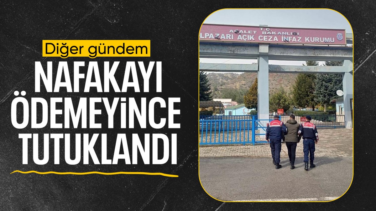 Bilecik’te nafaka ödemeyen şahıs tutuklandı