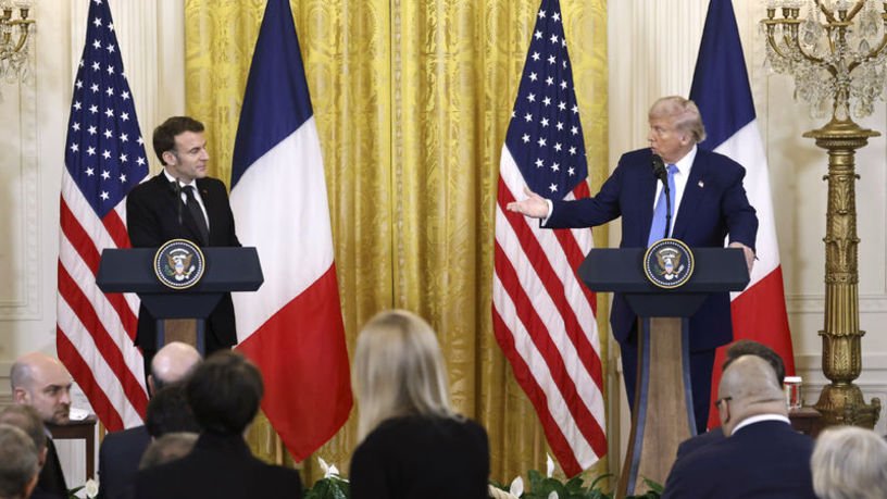 Macron: Gümrük tarifeleri konusunda Trump ile görüşme ‘çok umutlu geçmedi’