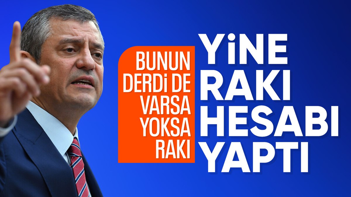 Özgür Özel ‘rakı’ hesabını savundu: Utanılacak bir şey değil