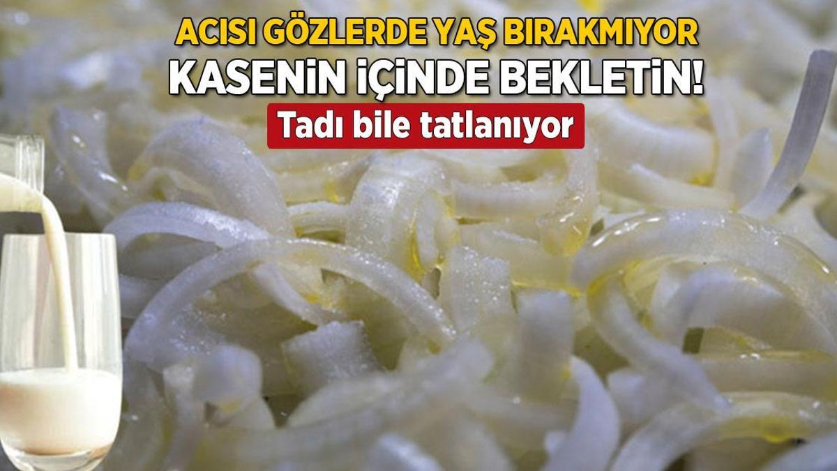 Soğanın keskin tadını alıp götürecek! Süte yatırınca ne koku ne acı kalıyor, lezzet katan sır