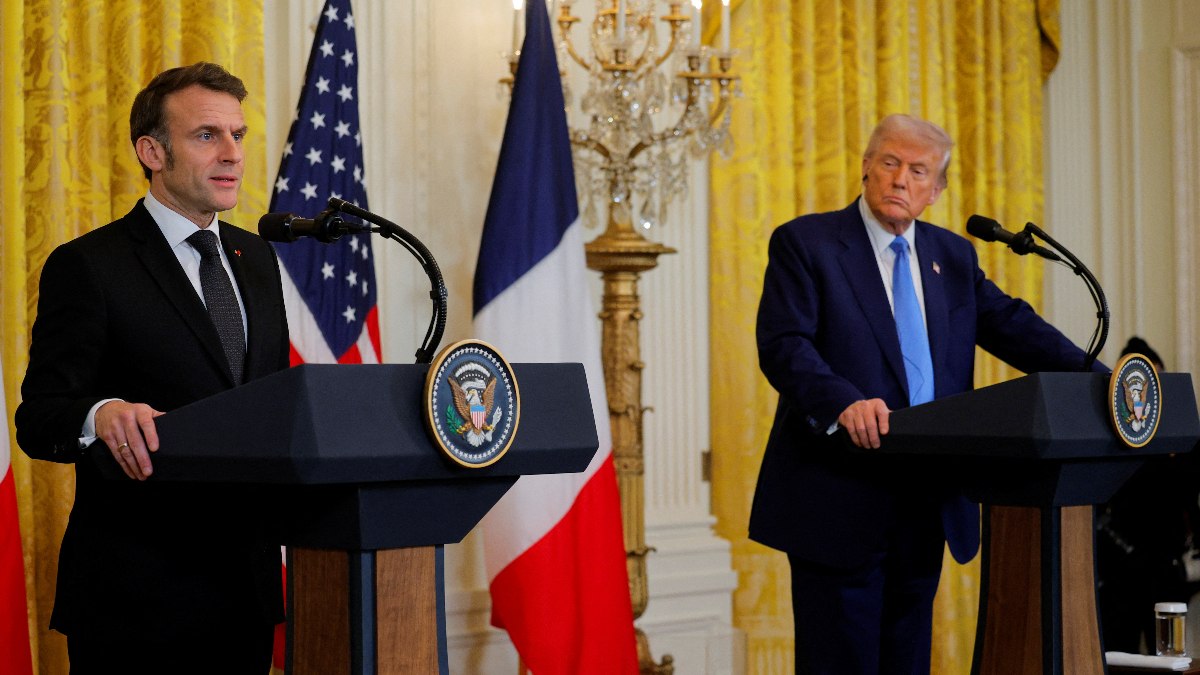 Trump ve Macron, Beyaz Saray’da bir araya geldi