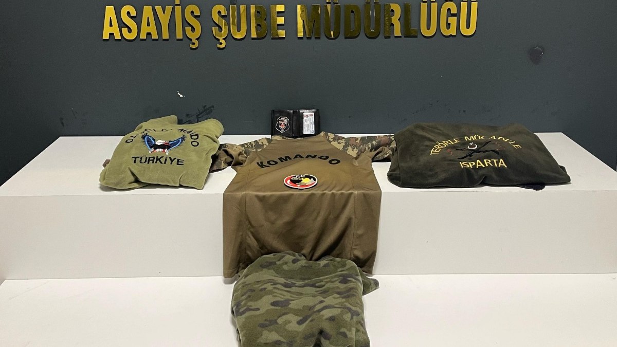 Antalya’da SAT komandosu gibi davranıp dolandırıcılık yaptı