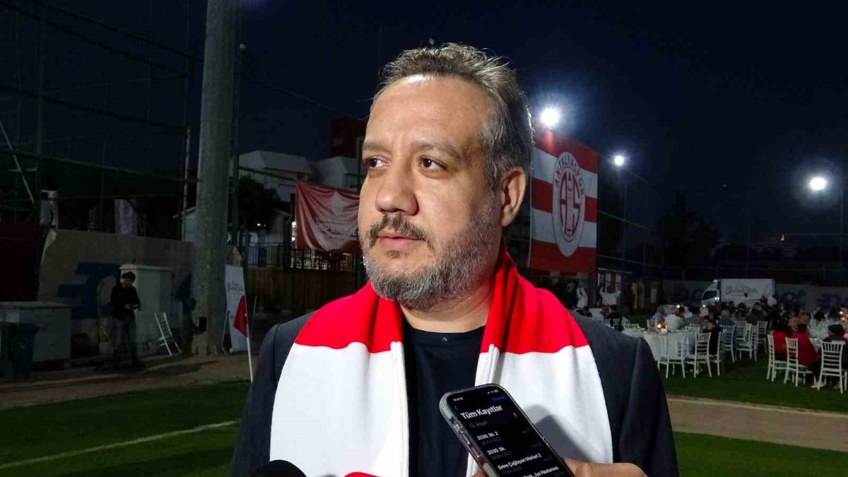 Antalyaspor Başkanı Sinan Boztepe: Fenerbahçe maçında galibiyet istiyoruz