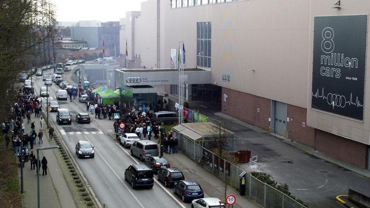 Brüksel’deki Audi fabrikası kapandı