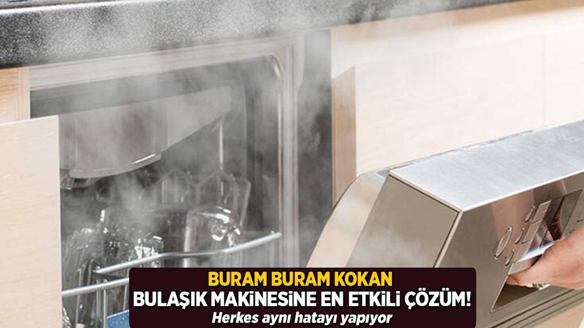 Buram buram kokan bulaşık makinesine en etkili çözüm! Herkes aynı hatayı yapıyor
