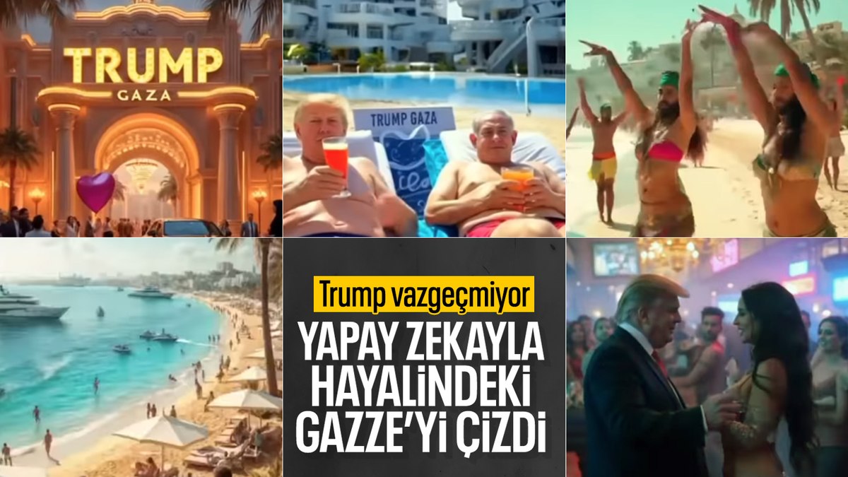 Donald Trump’ın Gazze paylaşımı: ‘Emlak projesini’ yapay zekaya yaptırdı