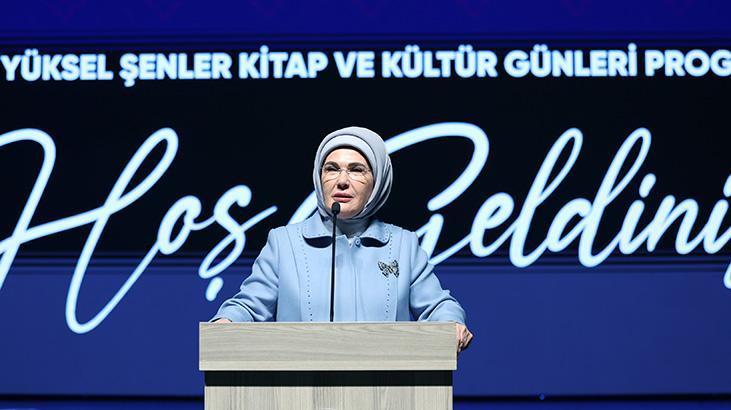 Emine Erdoğan, 2. Şule Yüksel Şenler Kitap ve Kültür Günleri Programı’nda konuştu