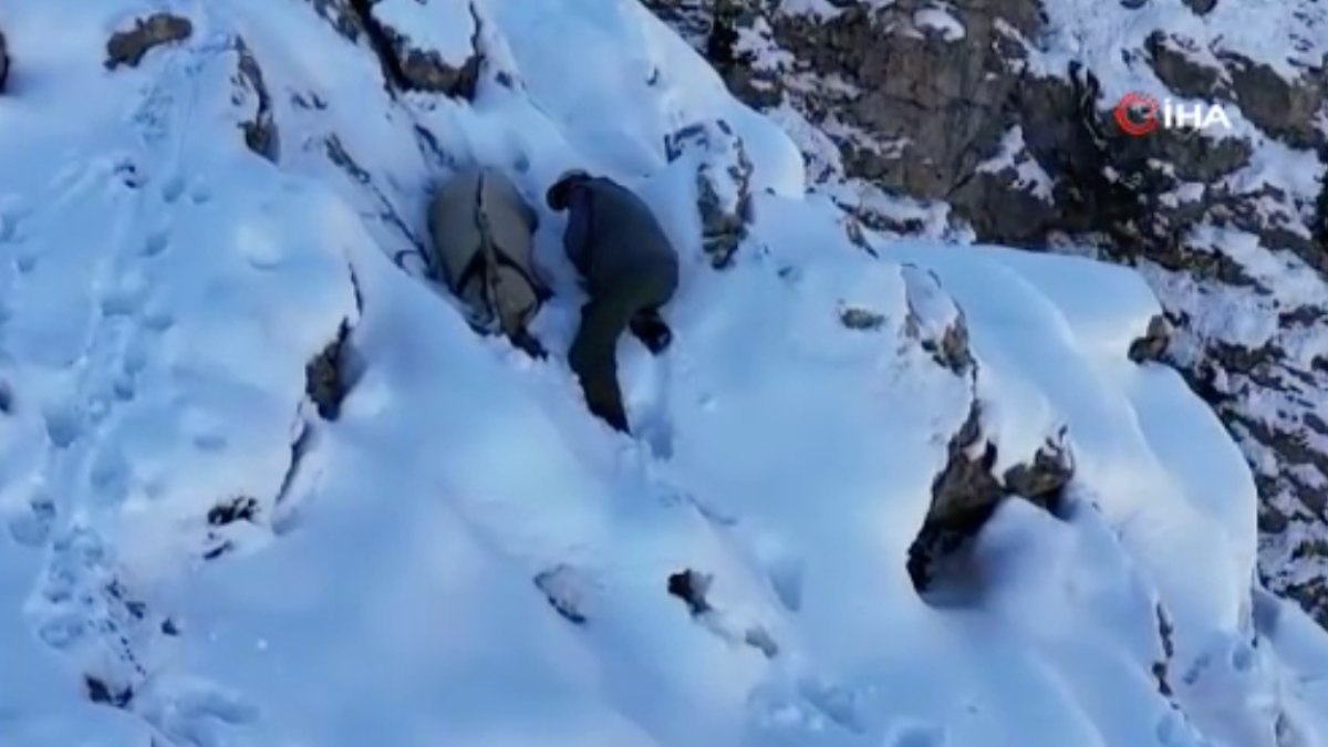 Erzincan’da kaçak avcıya drone ile suçüstü