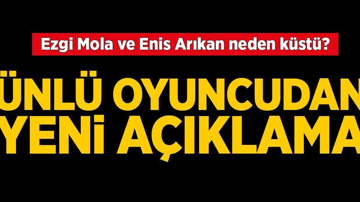 Ezgi Mola ve Enis Arıkan neden küstü? Ünlü oyuncunun kırgın hali dikkat çekti