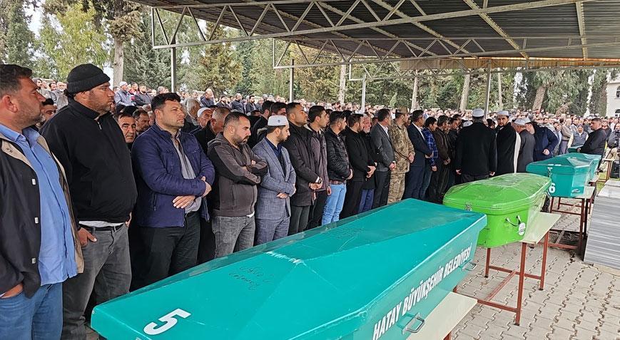 Feci kazada ölen 6 işçi son yolculuğuna uğurlandı