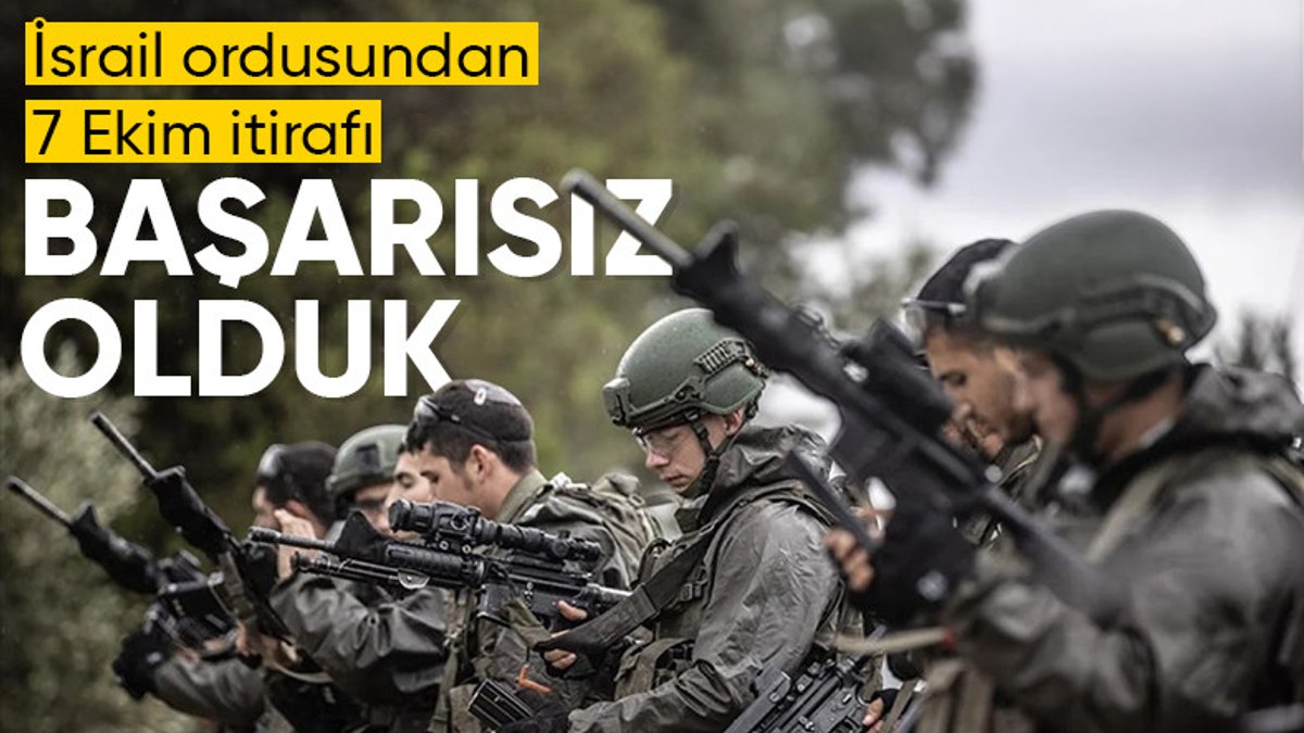 İsrail ordusu, 7 Ekim soruşturmasında başarısızlığını kabul etti