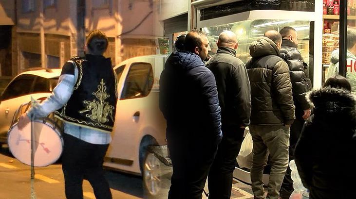 İstanbul’da ilk sahur: Pide kuyruğu oluştu, davullar çalındı