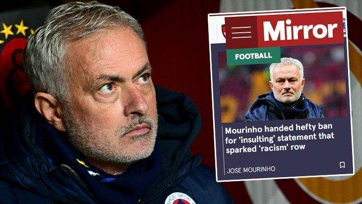 SON DAKİKA | Dünya basını, Fenerbahçe’de Mourinho’nun aldığı cezayı konuşuyor!