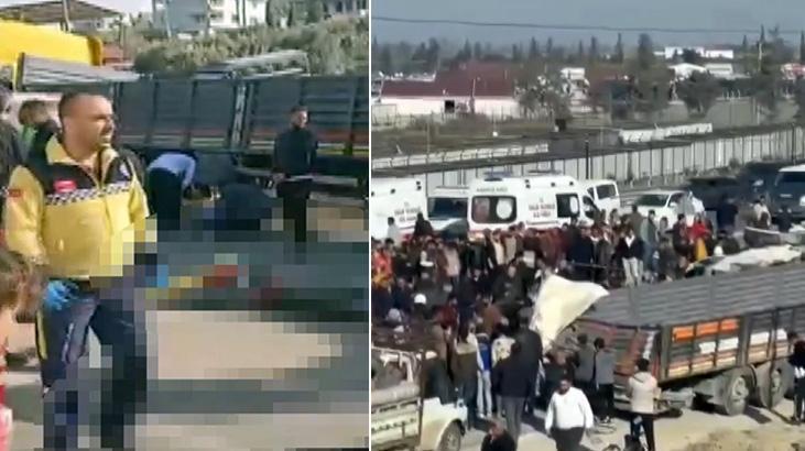 Son dakika… Hatay’da katliam gibi kaza! TIR ile minibüs çarpıştı: Ölü ve yaralılar var