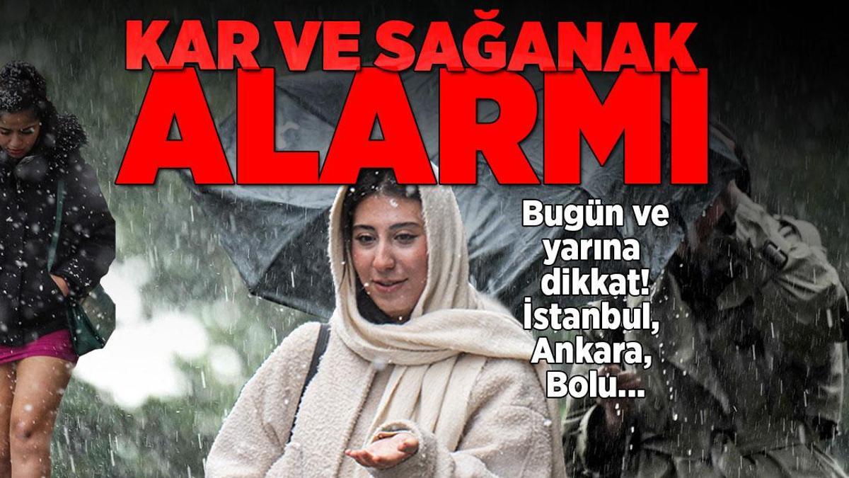 Son dakika… Meteoroloji’den yeni uyarı! Sağanak ve kar alarmı yapıldı: İstanbul, Ankara, Bolu…