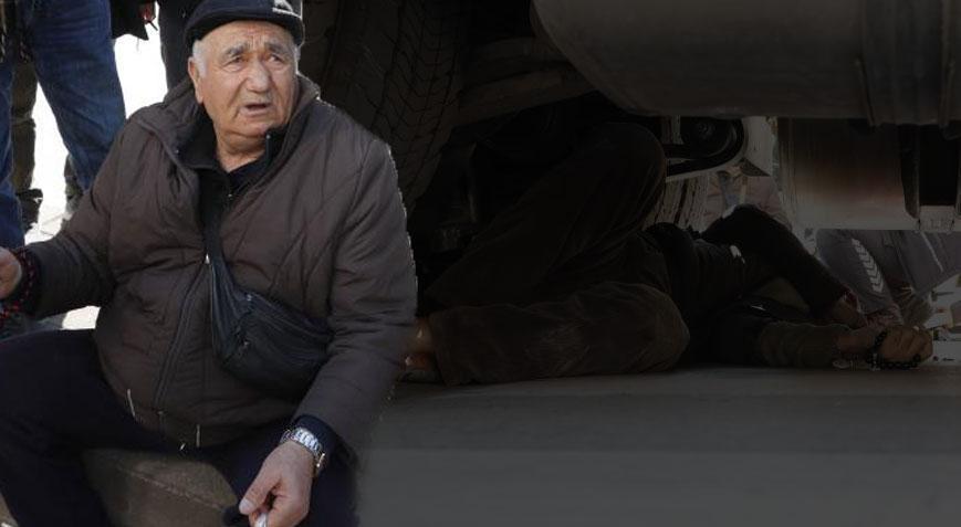 Yaşlı adam TIR’ın altında kaldı! Arkadaşının yürek yakan feryadı